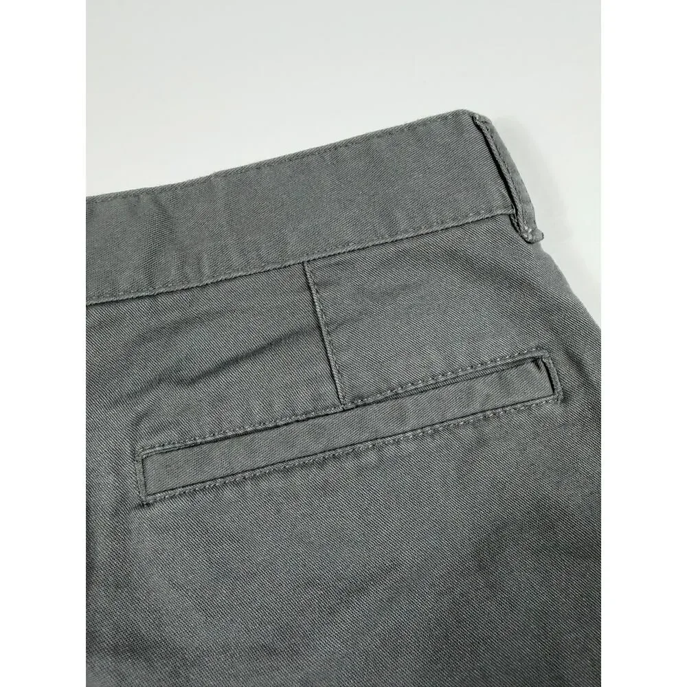 Old Navy Boys Chino Shorts Gray Adjustable Waist Size 16
